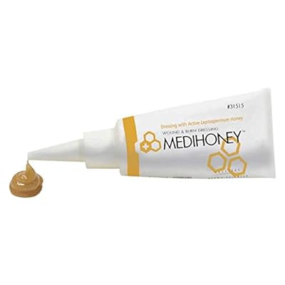 Medihoney Paste Dressing ، أنبوب 1.5 أونصة مع قضيب