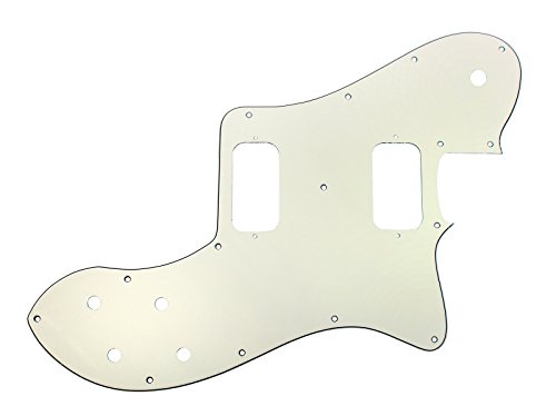 920D Telecaster 3 Ply Pickguard for Fender '72 Tele Deluxe CNC Cut, Parchment