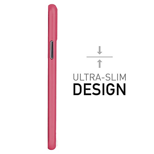 Egotude Ultra Thin Matte Anti Scratch Slim Fit Back Cover Case for iPhone (iPhone 11, Red)