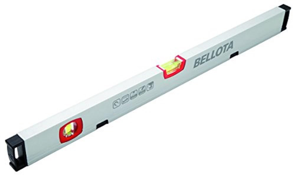 Bellota 50101M-100 Tubular spirit level 100 cm with vial sensitivity of 0.5 mm/m and strong magnets