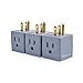 Cable Matters 3-Pack Grounded Power Cube 3 Outlet Adapter primary