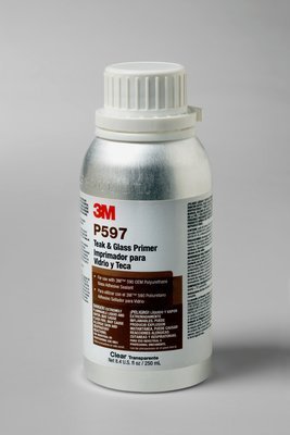 3M(TM) Teak and Glass Primer P597 Clear, 250 mL Bottle, 12 per case