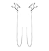 Threader Tassel Earrings 925 Sterling Silver Cuff Chain Earrings for Women Cartilage Earrings