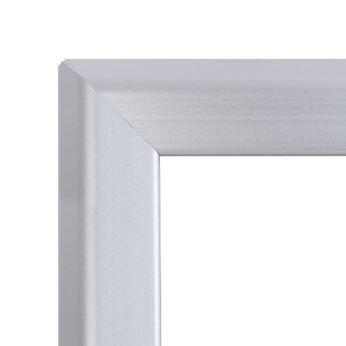 SnapeZo Movie Poster Frame 24x36 Inches, Silver 1.25 Inch Aluminum Profile, Front-Loading Snap Frame, Wall Mounting, Professional Series - Image 5