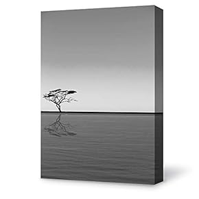 Canvas Wall Art for Living Room,Bedroom Home Artwork Paintings Coast and Horizon Ready to Hang - 12x18 inches