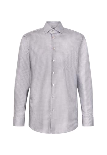 Seidensticker Regular Fit Langarm Business Hemd Chemise d'affaires, Beige, 44 Tall Hommes