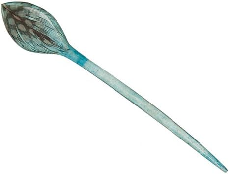 Paradise Exotic Teal Feather Shawl Stick SP21604