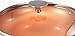 Utopia Kitchen Induction Bottom 9.5 Inches Copper Nonstick Frying Pan with Glass Lid and Stainless Steel Handle - Multipurpose Use for Home Kitchen and Restaurant