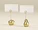Kate Aspen, Gold Apple and Pear Place Card Holder (Set of 6), perfect for Party Favors & Party Decors, Wedding favors, Holiday Party Decor