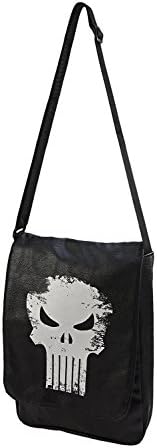 Marvel Punisher Comic Messenger (Black)