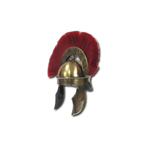 Armor Venue HBO Ancient Rome Centurion Helmet With Plume - Gold - One Size