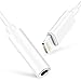 2 Pack iPhone 7/7Plus 3.5 mm Adapter Headphone Jack,Worice Lightning to 3.5 mm Headphone Jack Adapter for iPhone 7/7 Plus Accessories White [Not Compatible with iOS 11] (White)
