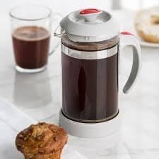 Trudeau 1L Coffee Press Lt Grey
