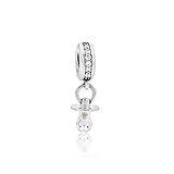 PANDORA 791890CZ Pacifier Dangle Charm