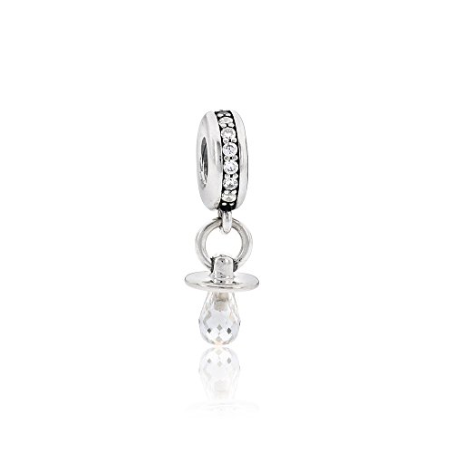 PANDORA 791890CZ Pacifier Dangle Charm