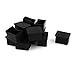 Rubber Furniture Table Chair Rectangle Leg Foot Covers 25x38mm 12 Pcs