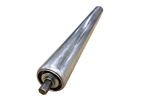 Conveyor Roller | 1.9" Dia. Galvanized Steel Replacement | 15" BF l Pack of 10