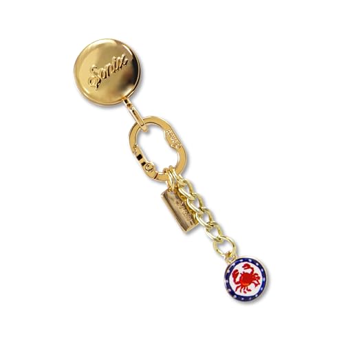 Sonix Phone Charm with Adhesive Hook | Smartphone Charm Hook with Carabiner Ring and Unique Charms | Crab at Amazon