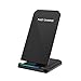 COULAX Wireless Charger Fast Qi Wireless Charging Pad for Sumsang Galaxy Note 8/S8/S8 Plus/S7/S6 Edge, Standard Charging for iPhone X/8/8 Plus(No AC Adapter) (Black)