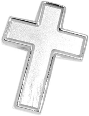 PinMazeChaplain Finish Cross Lapel Pin - Religious Christian Latin Ornate Official Brooch
