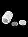 uxcell Lab Screw Lid Wide Mouth White Plastic Storage Reagent Bottle 250mL