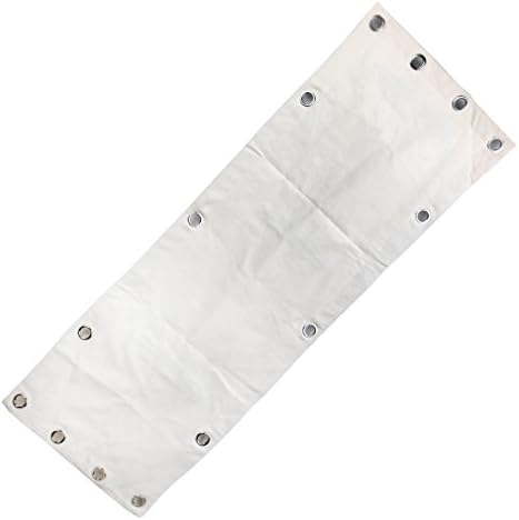 Kung Fu Wing Chun Wall Striking Bag White Canvas 3 Sections Sold Un-Filled