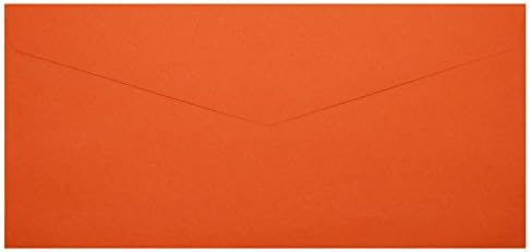 OfficeCode DL Wedding Greeting Enclosure Card Business Invitation Announcements Envelopes (4.13" x 8.66")-50 Pack (Red)