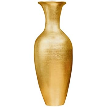 floor gold vase bamboo classic floral crafts
