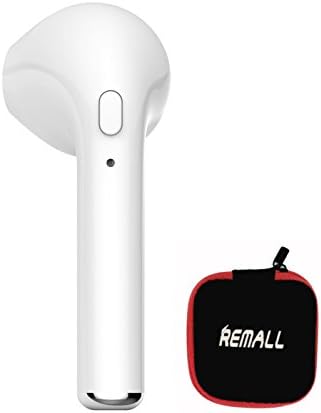 Bluetooth Headphone In-Ear Earphone Earpiece headphone for iPhone 7 7 plus 6s 6plus and Samsung Galaxy S7 S8 and Android Phones (1 Piece for Right Ear White)