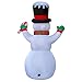 SEASONBLOW 10 Ft Inflatable Christmas Snowman with Candy Decoration for Yard Lawn Garden Home Party Indoor Outdoor