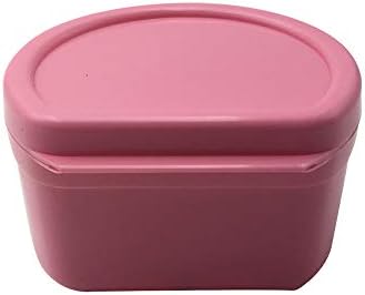 Jin Chen Dental Mesh Box Denture Box Denture Box Holder Box Orthodontic Box Dental Materials (pink)