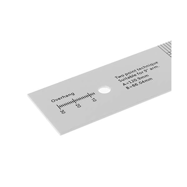YAMSLAM 1 Pc Turntable Phono Phonograph Pickup Cartridge Adjustment Ruler