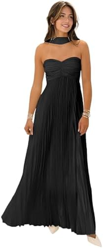 black bridesmaid dress with scarf Amazon.com: WDBFY Satin Bridesmaid Dresses with Scarf Long Mermaid Formal Dress for Women Strapless Pleated Evening Party Gowns Black 0 : Clothing, Shoes & Jewelry