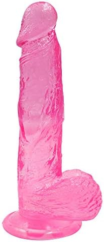 TTQQJJ 8.26 Inch Super Powerful Huge Flesh Lifelike Big Monster Waterproof Flexible Hands Free with Strong Cuction Cup for Women - Pink - Daxuedaer2.0