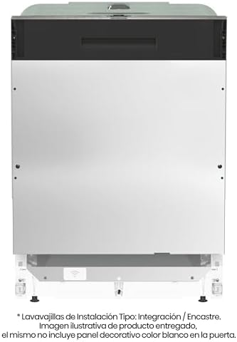 Hisense hv673b60 - máquina de lavar louça 60cm, embutida, classe b, capacidade 16, conectividade wifi, 3 níveis de lavagem, entrada de água quente, lavagem rápida de 15', integrável