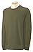 Gildan 6.1 oz. Ultra Cotton Long-Sleeve T-Shirt, Military Green, L
