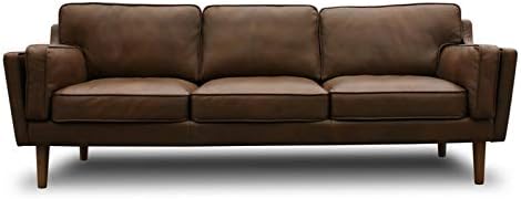 Amazon Com Mid Century Modern Espresso Brown Ashton Genuine