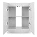 PeetsPets Durable Wood Aquarium Stand with Storage, Up to 20 gal. (White Gloss)thumb 3