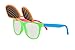 elope Flip Up Neon Hipster Costume Glasses for Teens and Adults - Multi, One Size