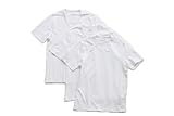 BOSS HUGO BOSS Men's 3-Pack Cotton Crew T-Shirt, White, X-Large
