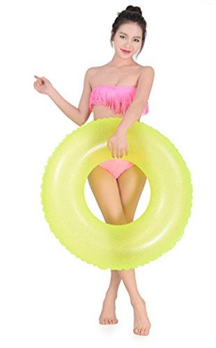 Leegor Premium PVC Float Swimming Tube Ring Inflatable Beach Raft Boat Sea Toys Swim Pool Party Decor (60) - Thumbnail 7