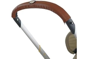 Gogolotom Classic PU Leather Handle Cover for Doona Stroller & Car Seat, Black or Brown, Compatible with All Doona Models, Soft Touch, Water Repellent, Easy to Clean