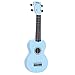 Mahalo Ukuleles MR1LBU Rainbow Series Soprano Ukulele,Light Blue