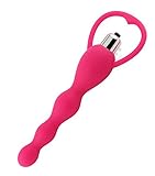 Pavian Novelties Vibrating Silicone Waterproof Vibrator Pull A_n_a_l_Beads Pink (Pink)