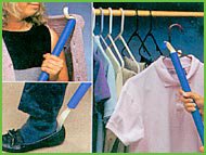 DressEZ 2-in-1 Shoehorn & Dressing Aid, 30"L