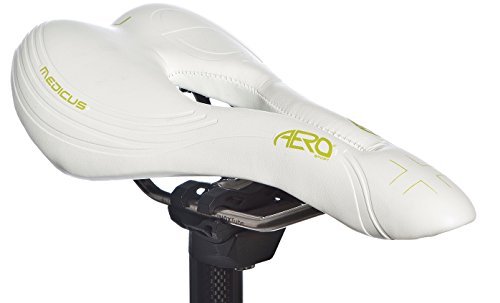 Aero Sport Bicycle Bike Gel Medicus Gents MTB Racing Saddle INOX Rails
