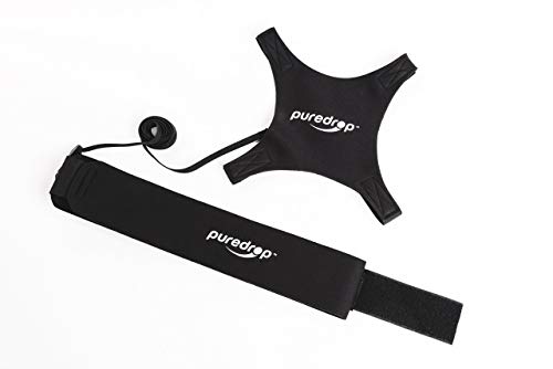 Puredrop-Volleyball-Training-Equipment-Aid-great-trainer-for-solo-practice-of-serving-tosses-and-arm-swings-Returns-the-ball-after-every-swing-Adjustable-cord-and-waist-length-fits-any-volleyball