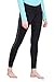 TuffRider Women's Ventilated Schooling Tights, Black/Charcoal, Small