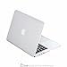 TopCase Rubberized Hard Case for Macbook Pro 13-Inch A1425 and A1502 Bundle with Sleeve, Silicone Keyboard Cover, Screen Protector and Mouse Pad - Clear