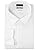 ホワイト スリムフィット 長袖レギュラーカラー 無地 M15120002601
